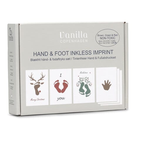 Hand- och fotavtryck 3-pack  Jul Vanilla COPENHAGEN