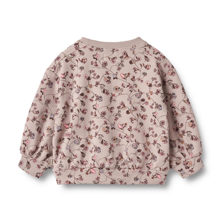 Sweatshirt Lia - Dry rose flower vine WHEAT