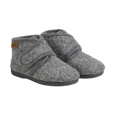 En Fant Inneskor Ulltofflor - Dark Gray Melange ENFANT