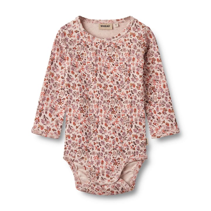 Långärmad Body Liv - Pale rose flowers WHEAT