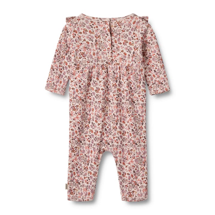 Långärmad Jumpsuit Kira - Pale rose flowers WHEAT