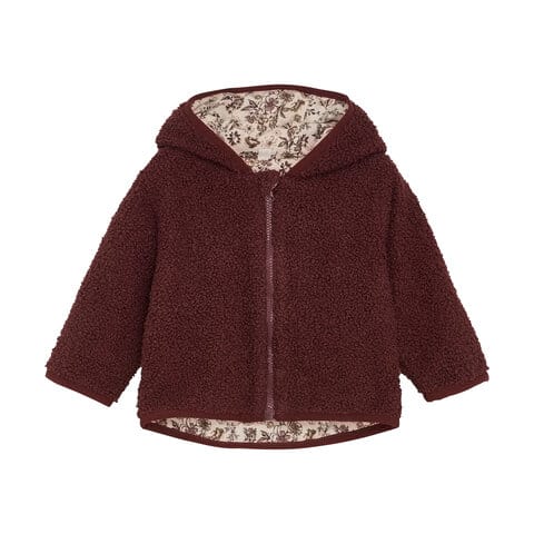 Cardigan Teddy - Red Mahogany BeKids