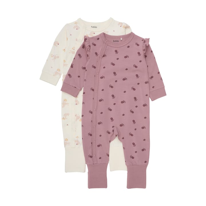 Långärmad Jumpsuit 2-pack Nostalgia Rose BeKids