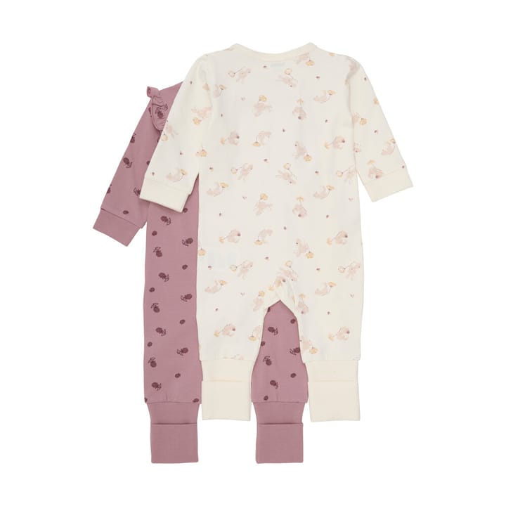 Långärmad Jumpsuit 2-pack Nostalgia Rose BeKids