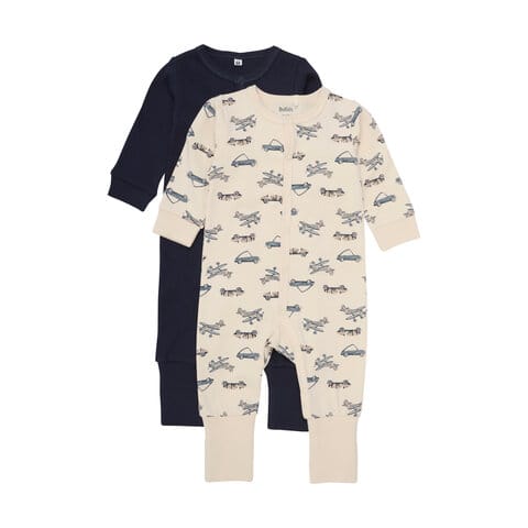 Långärmad Jumpsuit 2-pack Sky Captain BeKids