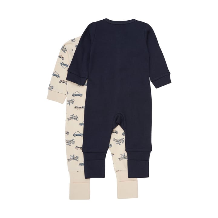 Långärmad Jumpsuit 2-pack Sky Captain BeKids