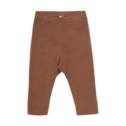 Ribbade Leggings 2-pack Bone Brown BeKids