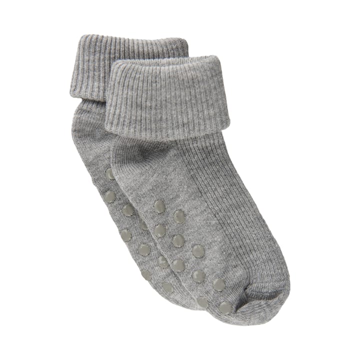 Ribbade Strumpor - Light Grey Melange BeKids