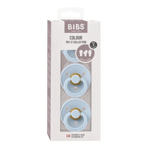 Nappar Try-it samling 3-pack - Baby Blue BIBS