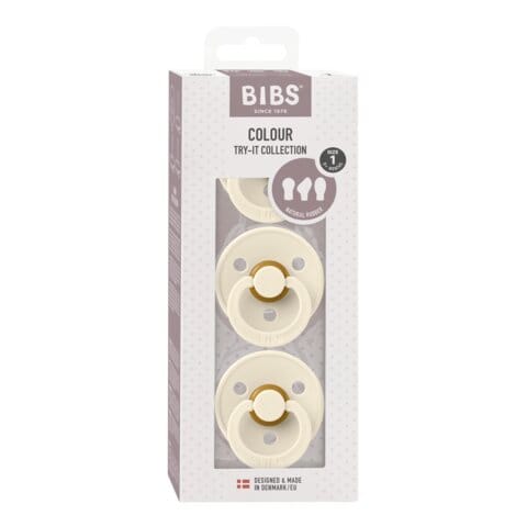 Nappar Try-it samling 3-pack - Ivory BIBS