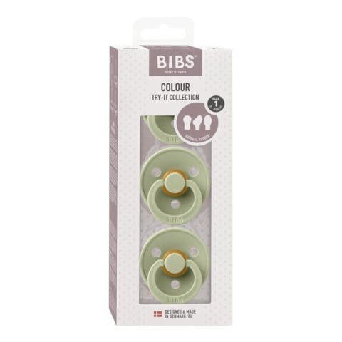 Nappar Try-it samling 3-pack - Sage BIBS