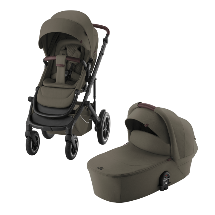 Smile 5Z Sittvagn + Liggdel LUX Urban Olive Britax