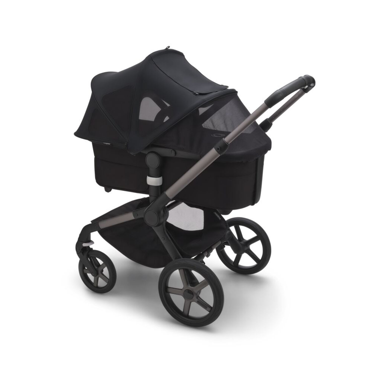 Bugaboo - Fox 3 BLACK/MIDNIGHT BLACK-FOREST GREEN - Hajdi