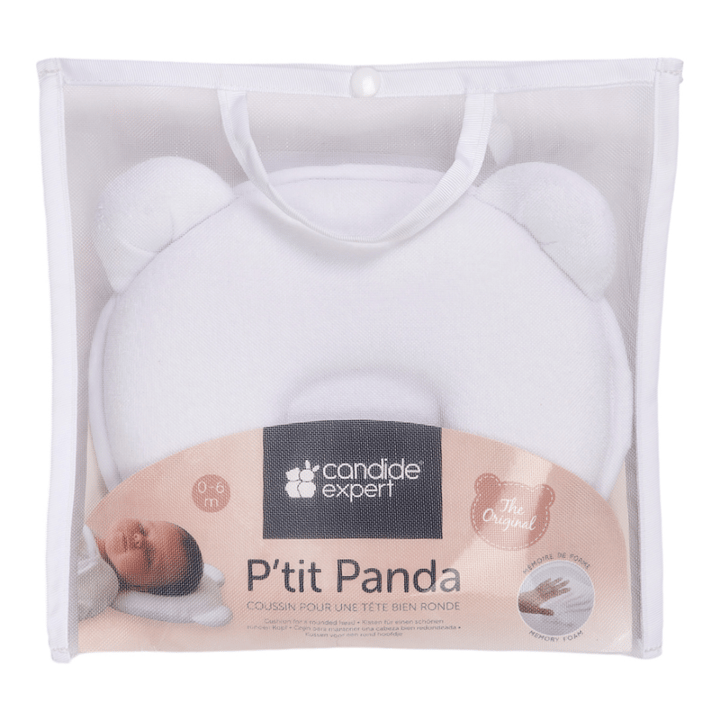 Panda Babykudde - Vit Candide