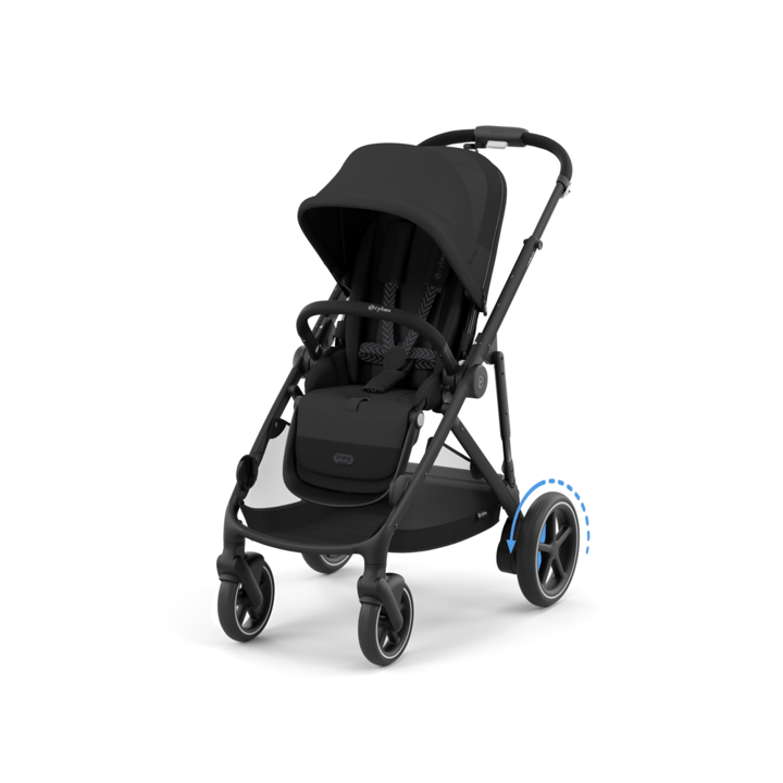 E-Gazelle S Sittvagn - Black/Moon Black Cybex