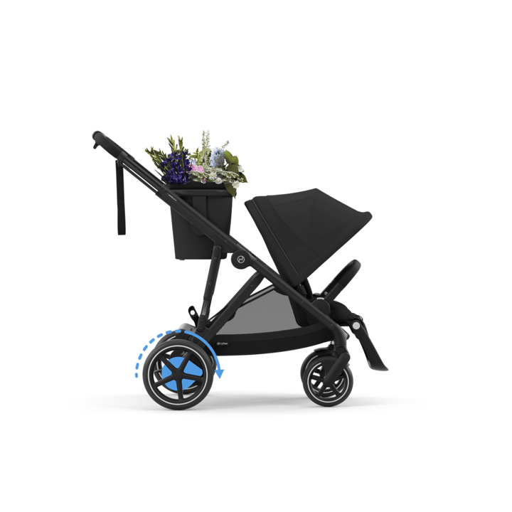 E-Gazelle S Sittvagn - Black/Moon Black Cybex