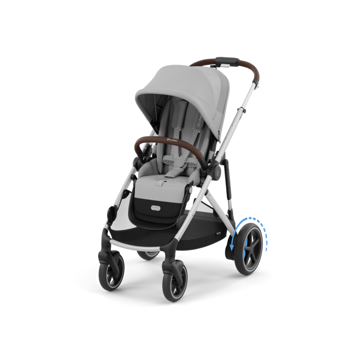 E-Gazelle S Sittvagn - Silver/Stone Grey Cybex