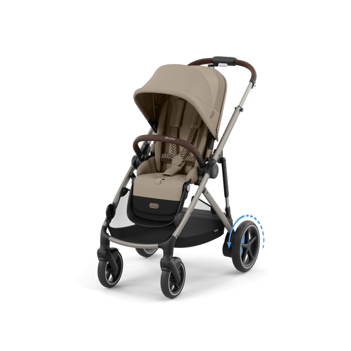 E-Gazelle S Sittvagn - Taupe/Almond Beige Cybex