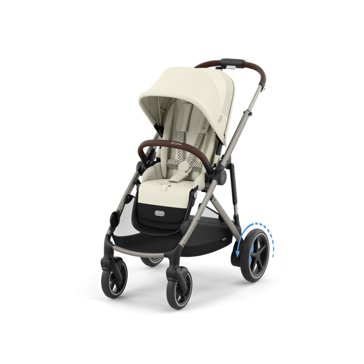 E-Gazelle S Sittvagn - Taupe/Seashell Beige Cybex