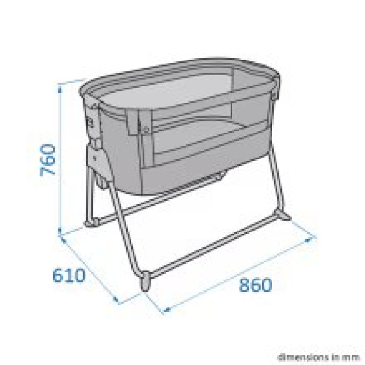 Tori Side by Side Säng - Grey ECO Maxi-Cosi