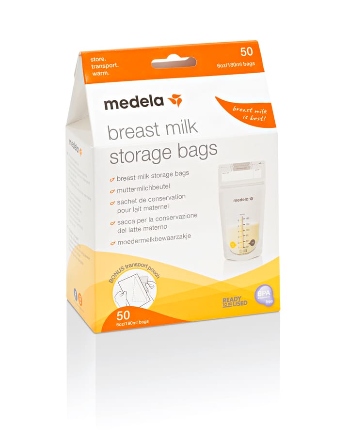 Förvaringspåsar till bröstmjölk 50-pack Medela