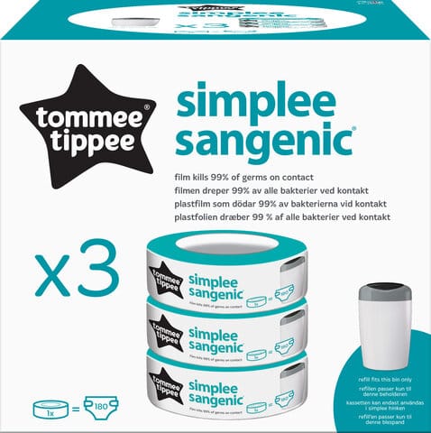 Simplee Refill 3-pack Sangenic