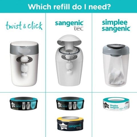 Simplee Refill 3-pack Sangenic