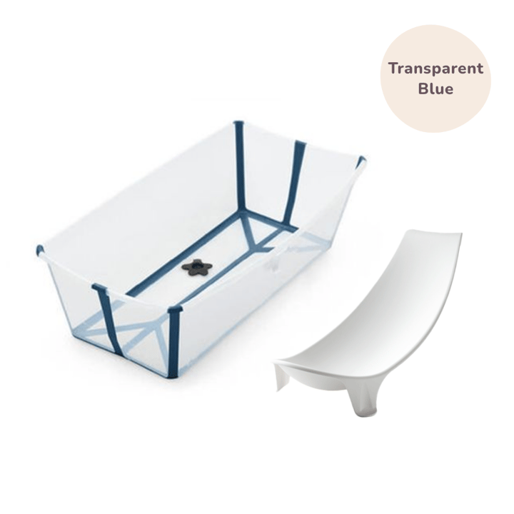 Stokke Flexi Bath XL + Flexi Bath Stöd Till Nyfödd Stokke