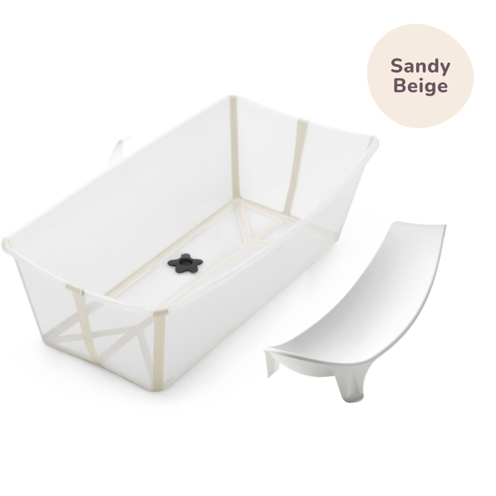 Stokke Flexi Bath XL + Flexi Bath Stöd Till Nyfödd Stokke