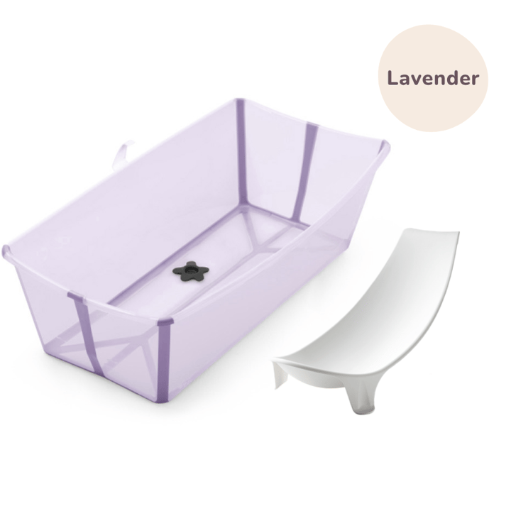 Stokke Flexi Bath XL + Flexi Bath Stöd Till Nyfödd Stokke