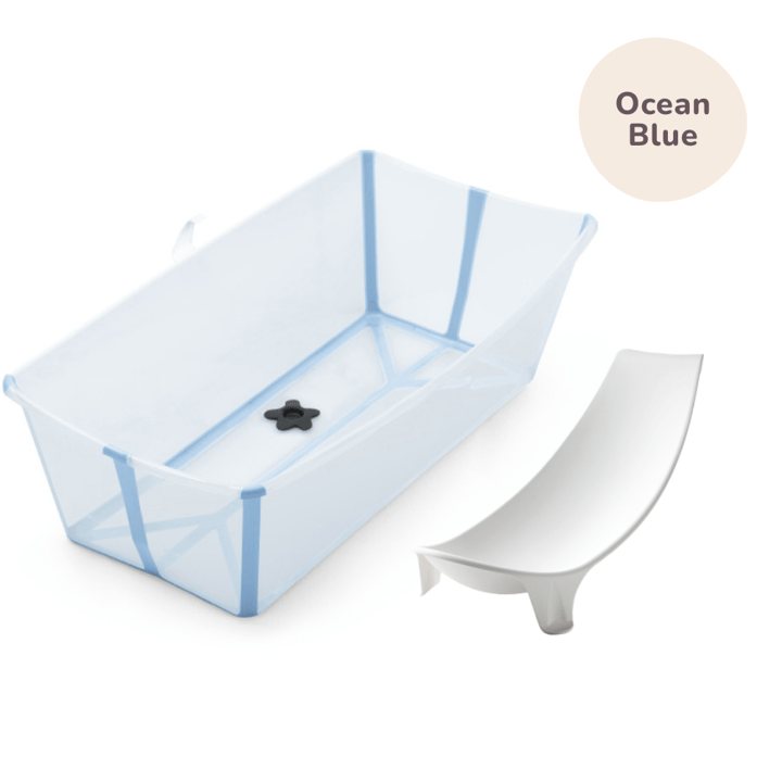 Stokke Flexi Bath XL + Flexi Bath Stöd Till Nyfödd Stokke