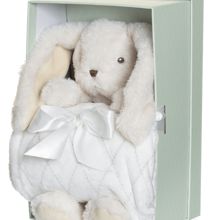 Giftbox Filt & Gosedjur Svea - Cream Teddykompaniet