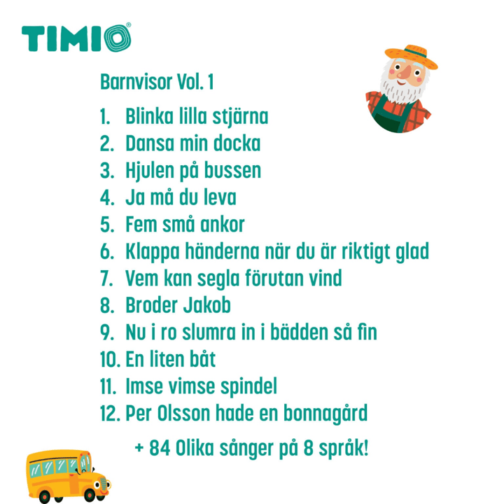 Skivset 1 Tillbehör Timio