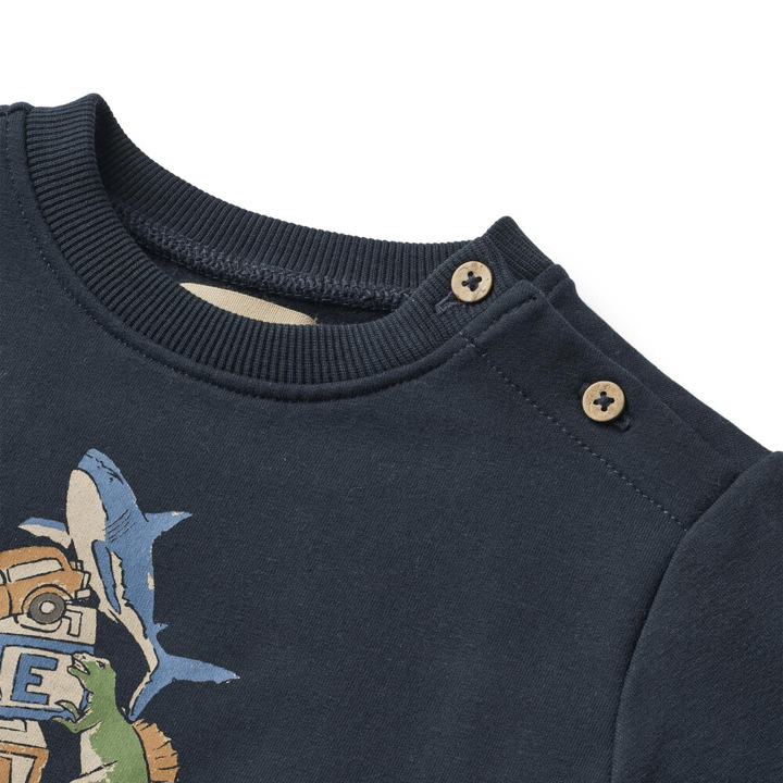 Sweatshirt Billy - Navy WHEAT