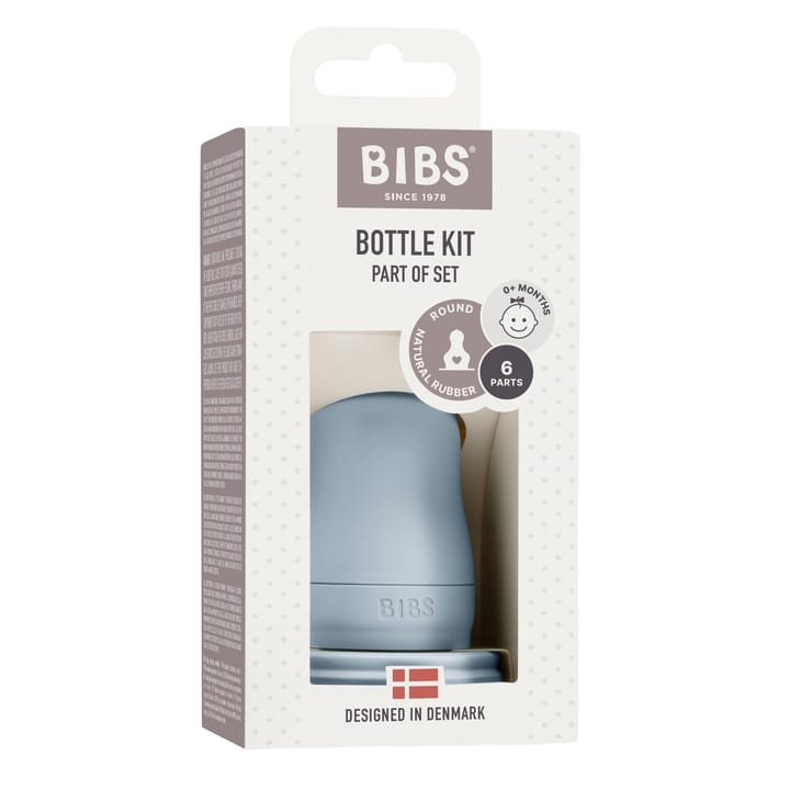 Bottle Kit Latex Slow Flow - Baby Blue BIBS