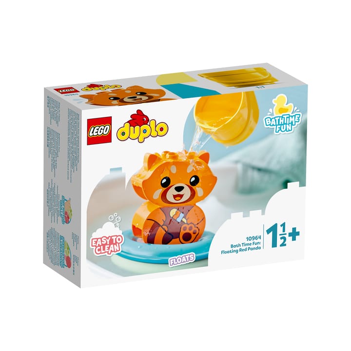 Duplo 10964 Skoj i badet flytande röd panda LEGO